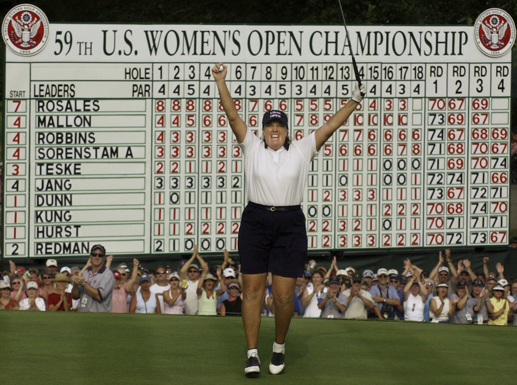 2004: Meg Mallon shoots record round to win Women's US Open